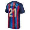 Officiële Voetbalshirt FC Barcelona Frenkie de Jong 21 Thuis 2022-23 - Heren